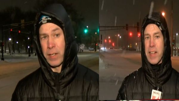 Video: स्‍पोर्ट्स रिपोर्टर को ठंड में मौसम कवर करने के लिए भेज दिया गया,Live शो में निकाली ऐसे भड़ास