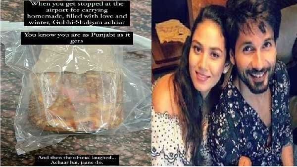 गोभी के अचार के चलते एयरपोर्ट पर बुरी फंसी मीरा राजपूत, सिक्‍योरिटी वालों ने किया ऐसा काम