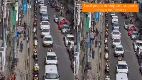 Viral Video: मिजोरम से सीखो 'हिन्दुस्तान', जाम के बाद भी बिना होर्न और ओवर टेक के निकलीं बाइक-कारें