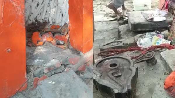 Varanasi News: अराजक तत्वों ने मूर्तियां तोड़ी, डेढ़ घंटे तक लोगों ने नारेबाजी की, फिर बदली गईं मूर्तियां