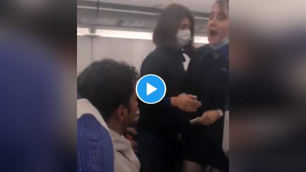 VIDEO : सनकी पैसेंजर को indigo की एयर होस्टेस ने पढ़ाया पाठ, गुस्से में लाल होकर दिया जवाब- मैं नौकर नहीं हूं
