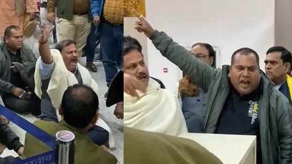 Varanasi Airport: फ्लाइट 12 घंटे लेट होने पर टर्मिनल भवन में धरने पर बैठे यात्री‚ जमकर की नारेबाजी