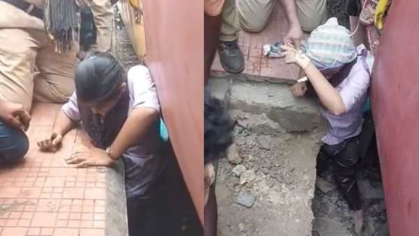 Visakhapatnam:दुव्वाडा स्टेशन पर ट्रेन-प्लेटफॉर्म के बीच में फंसी छात्रा, रेलकर्मियों ने कुछ यूं किया रेस्क्यू