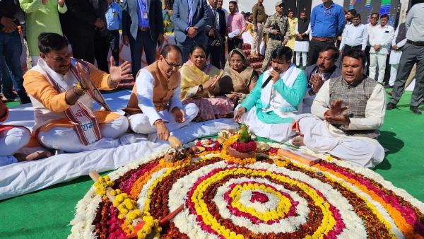 Shivraj singh बोले- कांग्रेस ने गुंडों को जमीन दी थी, हमने उनसे छुड़ाई, 76 गांवों को ₹91 करोड़ की पेयजल