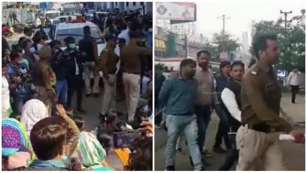 स्वास्थ्य मंत्री को घेरने वाले 10 स्वास्थ्य संविदा कर्मियों को भेजा जेल, दूसरी गाड़ी में बैठकर निकले प्रभुराम