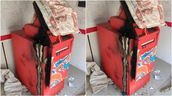 गैसकटर से एटीएम काटने का प्रयास, पुलिस को 24 घंटे तक भनक नहीं लगी