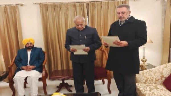 Punjab: पटियाला ग्रामीण से आप विधायक बलबीर सिंह बने मंत्री, राजभवन में ली शपथ