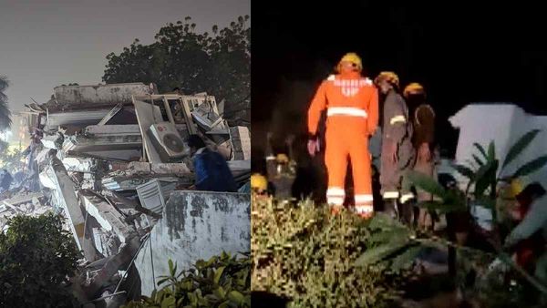 UP: लखनऊ में भरभराकर गिरी चार मंजिला इमारत, 3 की मौत, 11 लोग निकाले, बचाव अभियान जारी