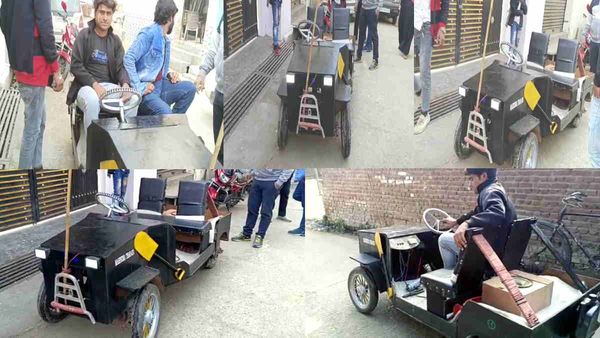 पैसे नहीं थे तो बना डाली 'लकड़ी की कार', बैटरी से चलती है मात्र 35 हजार में तैयार हुई यह शानदार सवारी