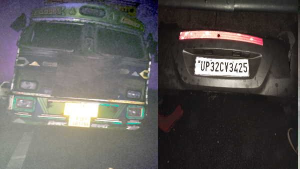 दर्दनाक : बुंदेलखंड एक्सप्रेसवे पर बड़ा हादसा, ट्रक और कार की भीषण टक्कर में 3 युवकों की जलकर मौत