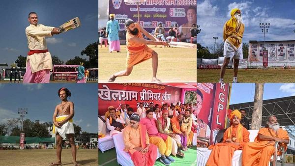 Chhatarpur: संत, महात्माओं, संन्यासियों का अनोखा क्रिकेट मैच, बल्ले ने बरसाए चौके-छक्के
