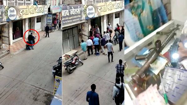 Chhindwara News: लुटेरा मशीन गन की तरह कार्बाइन से करने लगा फायरिंग, छिंदवाड़ा में ज्वेलर्स शॉप में वारदात