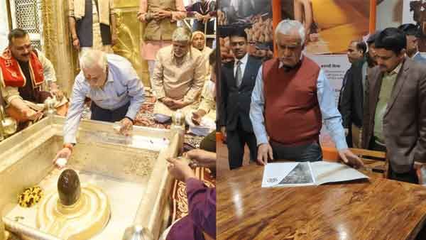 मुख्य सचिव ने वाराणसी में किया दर्शन पूजन, बोले- विश्वनाथ मंदिर का होगा अपना प्रसाद