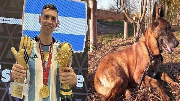 एमिलियानो मार्टिनेज को वर्ल्ड कप मेडल की रक्षा के लिए मिला खास गार्ड डॉग, 20 लाख रुपए है कीमत