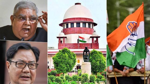 Collegium System: धनखड़, रिजीजू की गुगली में फंस गई कांग्रेस