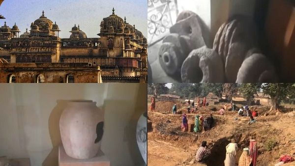 ORCHHA: खुदाई में मिली 500 साल पुरानी ऐतिहासिक सरकारी कॉलोनी, मिट्टी—टेराकोटा के बर्तन