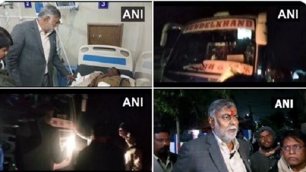 केंद्रीय मंत्री प्रह्लाद पटेल के काफिले की एक गाड़ी की बस से भीषण टक्कर, कई लोग घायल, अस्पताल में चल रहा इलाज