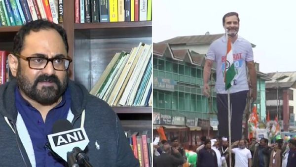 केंद्रीय मंत्री राजीव चंद्रशेखर ने राहुल गांधी पर तिरंगे का अपमान का लगाया आरोप, DNA पर खड़ा किया सवाल