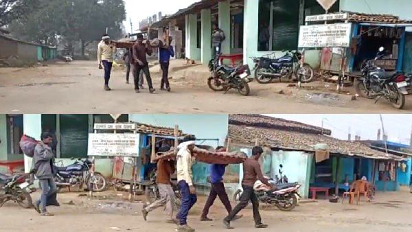 MP में स्वास्थ्य सेवाएं बदहाल, बुजुर्ग का शव ले जाने के लिए नहीं मिली एंबुलेंस, खाट पर ले गए परिजन