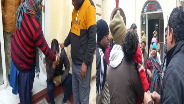 Etawah : कंधे पर बेटे की लाश लेकर एसएसपी ऑफिस पंहुचा बेबस ख़ाकी का जवान, बोला - 'मेरा कसूर क्या था'