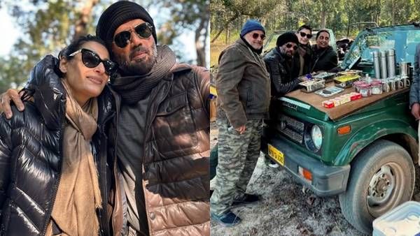 Bollywood Actor Suniel Shetty को ठंड में भी लेमन जूस पसंद, जबलपुर के ढाबे में फैमली के साथ खाए छोले-भटूरे