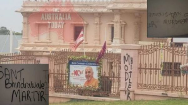 ऑस्ट्रेलिया में हिन्दू मंदिर पर खालिस्तानियों ने किया हमला, पीएम मोदी के खिलाफ लिखे स्लोगन