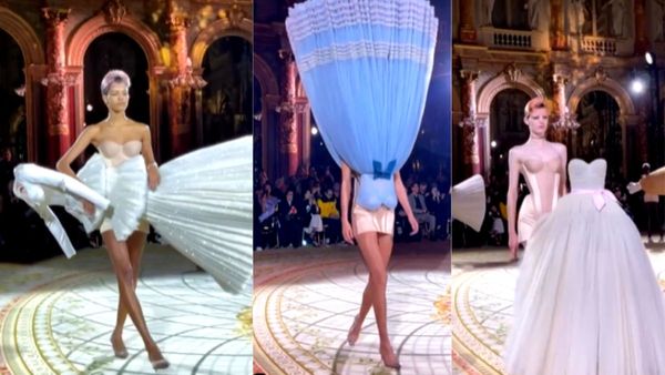 मॉडल ने पहनी अजीबोगरीब ड्रेस, स्टेज पर चढ़ी तो सिर-पैर ढूंढते रह गए लोग, VIDEO VIRAL