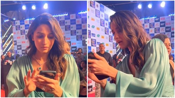 इवेंट में लोगों का फोन मांगती नजर आईं Alia Bhatt, यूजर्स बोले- 'फोन चलाना तक आता नहीं और...'