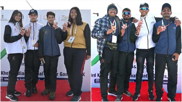 Khelo India Winter Games : गुलमर्ग में सागर के खिलाड़ियों का कमाल, 'कर्लिंग' में दो कांस्य पदक जीत लाए