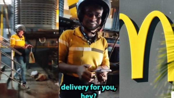 डिलीवरी एजेंट ने आधी रात को 10 सेकेंड में पहुंचाया बर्गर, आप भी हो जाएंगे हैरान, यकीन न हो तो देखें VIDEO