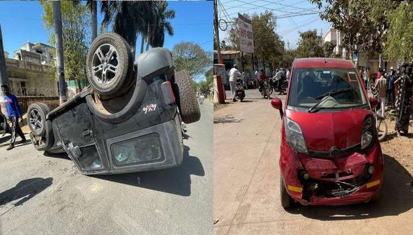 छत्तीसगढ़: Mahendra Thar की हुई Tata Nano से टक्कर, फिर क्या हुआ देखिये