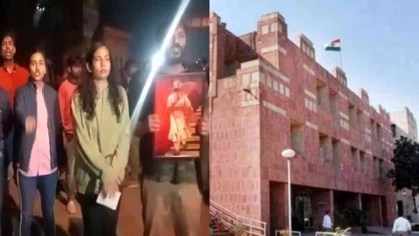 JNU Controversy: स्वामी विवेकानंद, देवी दुर्गा, भगवान राम के बाद अब शिवाजी का हुआ अपमान जेएनयू में