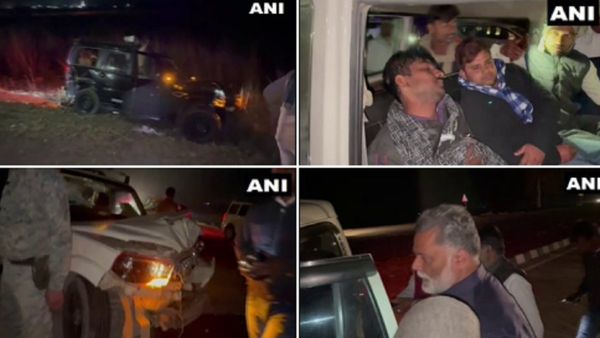पप्पू यादव के काफिले का बक्सर में भयंकर एक्सीडेंट, कई लोग घायल
