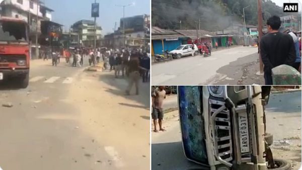 APPSC पेपर लीक मामले में प्रदर्शन जारी, आज भी स्थिति तनावपूर्ण, सरकारी संपत्तियों को पहुंचाया नुकसान