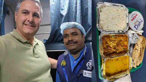 राजधानी एक्सप्रेस में परोसे गए भोजन से सल्वाटोर बबोन्स हुए खुश, ट्विटर पर लिखा- 'I am impressed'