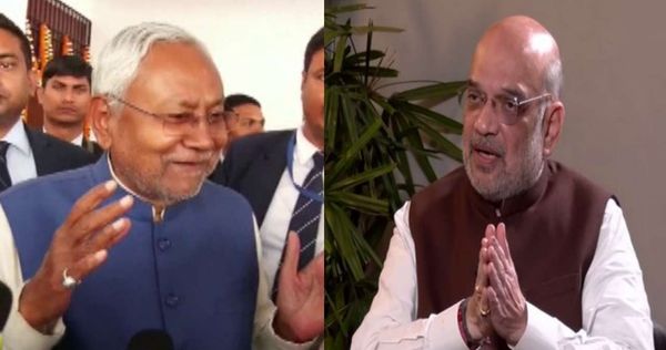 क्या Nitish Kumar Amit Shah के दावे पर सीधा जवाब देने से बचे, 2024 में बीजेपी के क्लीन स्वीप पर क्या बोले?