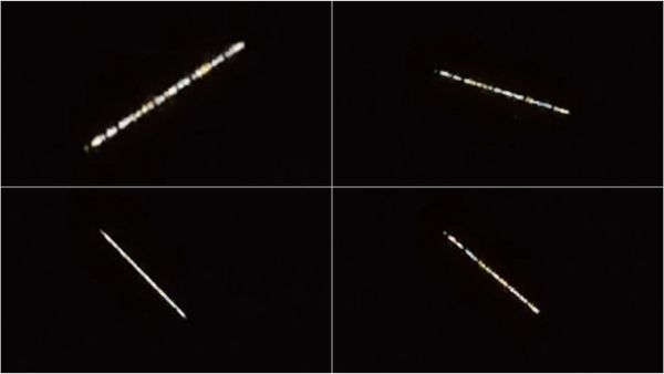 आसमान में दिखी रोशनी की चेन, लोग समझे एलियन आ गए, पता चला एलन मस्क की सैटेलाइट हैं