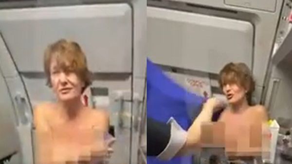 प्लेन में टॉपलेस हुई लेडी, मचाया हंगामा, बोली- मार दो मुझे, लेकिन पीकर रहूंगी सिगरेट