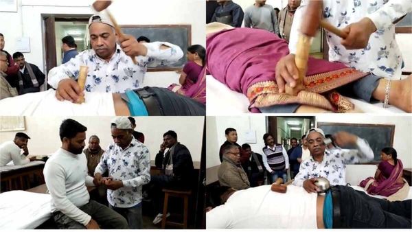 वैद्य मकरानी के छेनी-हथौड़े में गजब का जादू, चंद मिनटों में दर्द छूमंतर