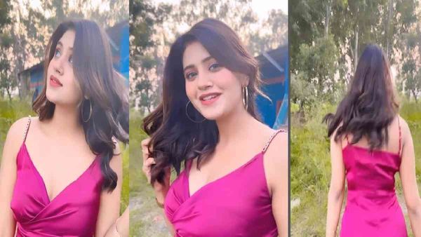 अंजलि अरोड़ा ने पिंक सैटिन ड्रेस में पार की सारी हदें, वीडियो देख लोगों ने कहा- ये कैमरे पर क्या कर रही है