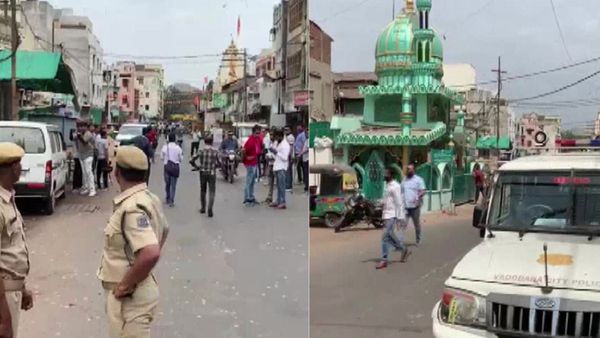 Gujarat: वडोदरा में रामनवमी शोभा यात्रा के दौरान पथराव, मस्जिद के सामने स्थिति तनावपूर्ण, पुलिस तैनात, VIDEO