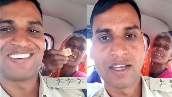 Gwalior: तेज धूप में पैदल जा रहे थे बुजुर्ग दंपत्ति, पुलिस ऑफिसर ने अपनी गाड़ी में बैठाया और मिठाई भी खिलाई