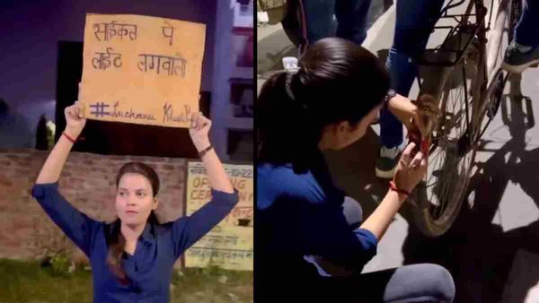 मिलिए साइकिल पर लाइट लगाने वाली Khushi Pandey से, IAS ऑफिसर ने वीडियो शेयर कर कही ये बात