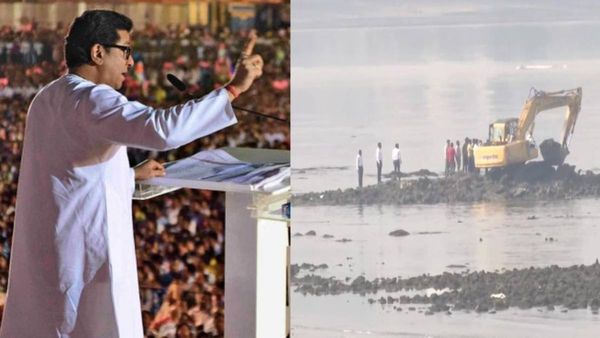 Mumbai: राज ठाकरे की चेतावनी के बाद एक्शन, माहिम बीच पर तोड़ी जा रही अवैध 'दरगाह'