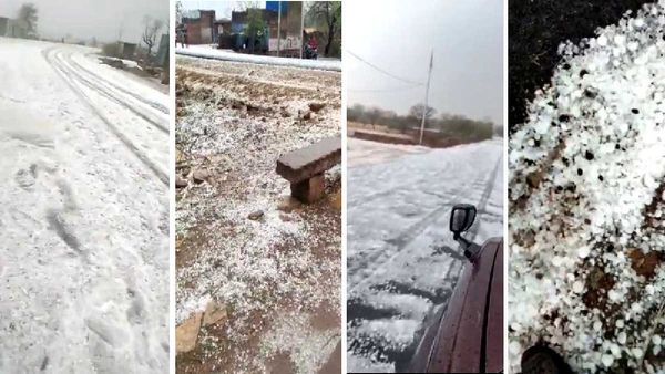 MP Weather News: ग्वालियर-चंबल में जमकर गिरे ओले, मनाली जैसी बिछ गई सफेद चादर, Video में देखें नजारे
