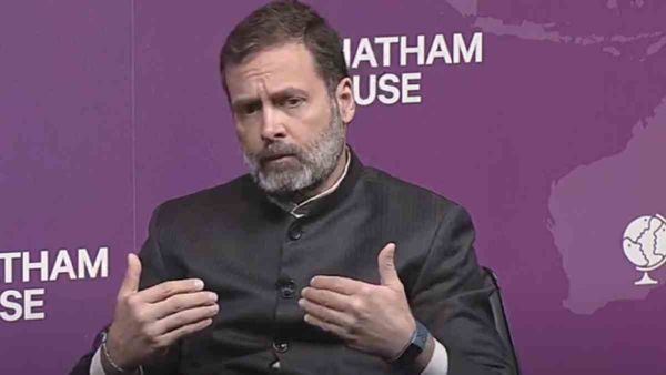 Rahul Gandhi in London: राहुल गांधी का लंदन में लाल सलाम