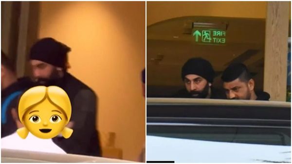 लाडली राहा के साथ स्पॉट हुए Ranbir Kapoor, पिता की गोद में बेबी को देख फैंस ने लुटाया प्यार 