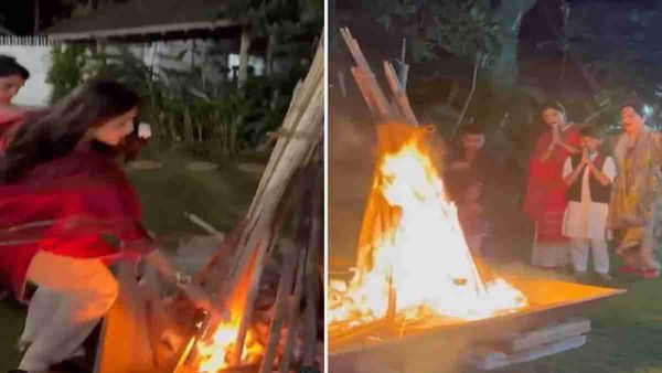 Holika Dahan 2023: शिल्पा शेट्टी के होलिका दहन का वीडियो देख भड़के लोग, बोले- जूते तो उतार लो मैडम