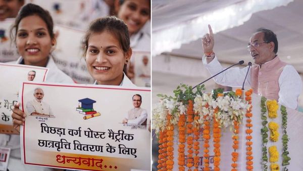 Burhanpur में CM Shivraj ने किया स्व. नंदकुमार चौहान की प्रतिमा का अनावरण, विद्यार्थियों को दी सौगात
