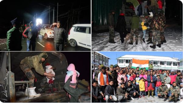 सिक्किम में भारी बर्फबारी, भारतीय सेना ने नाटू ला और त्सोमगो झील में फंसे 370 पर्यटकों की बचाई जान